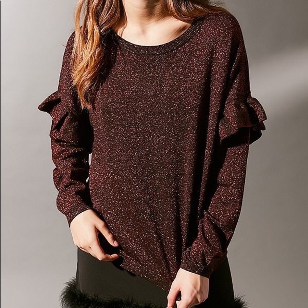 Urban outfitters sparkly pullover sweater